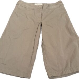 J.crew Classic Twill Chino wide leg cropped pants Size‎ 6